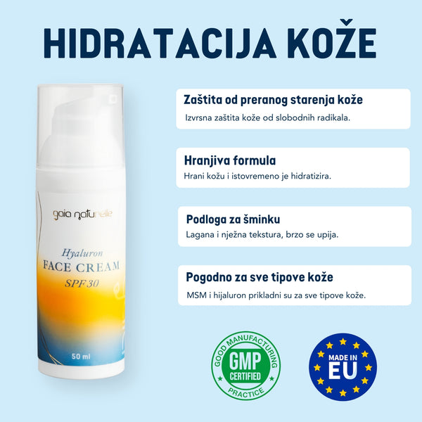 Krema za lice sa zaštitnim faktorom SPF30