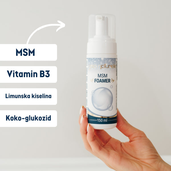 MSM Foamer – pjena za pranje lica s MSM-om