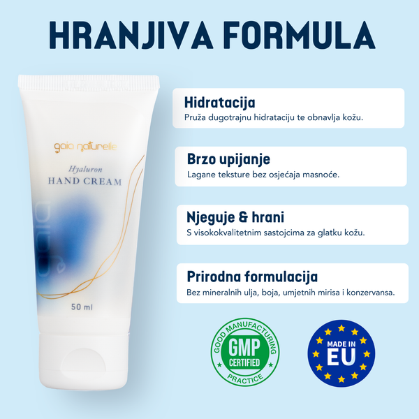 Prirodna krema za ruke - Hyaluron Hand Cream