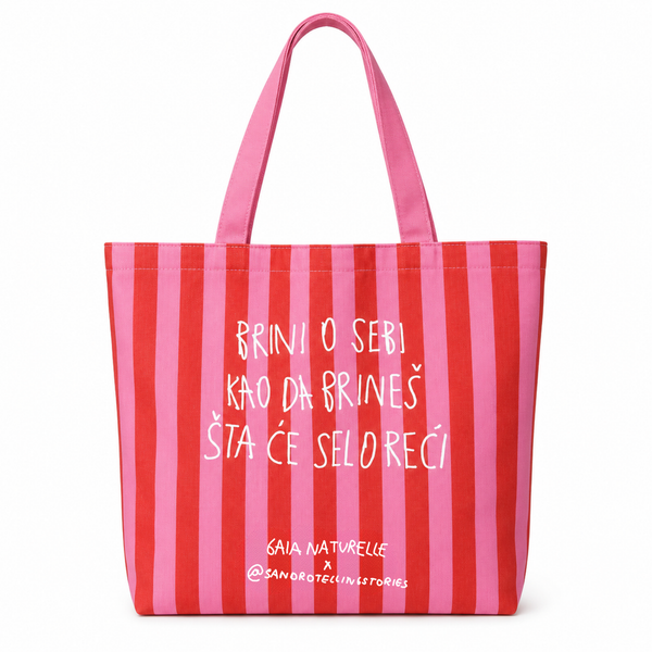 Pink torba - Gaia x Sandrotellingstories